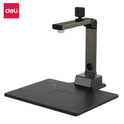 得力/deli 15156 高拍儀 1200+200萬(wàn)像素A4幅面 文檔身份證高速掃描儀 智能雙攝人臉識(shí)別 